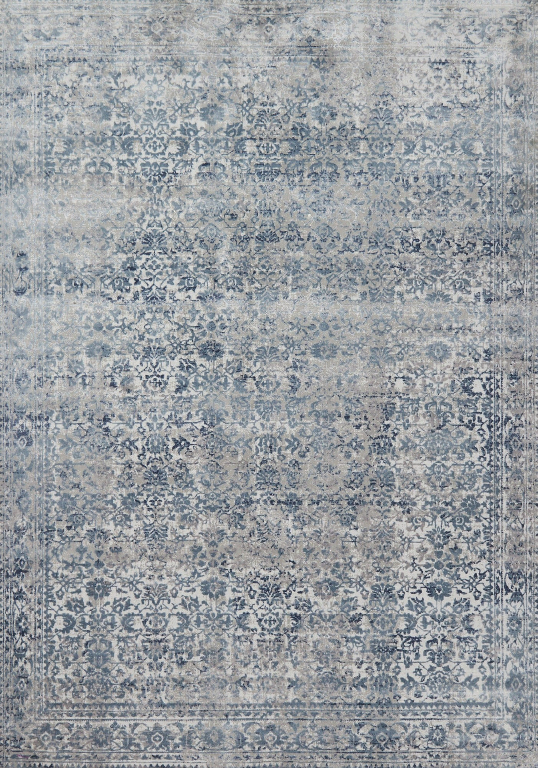 PATINA 06 RUG: SILVER, BLUE