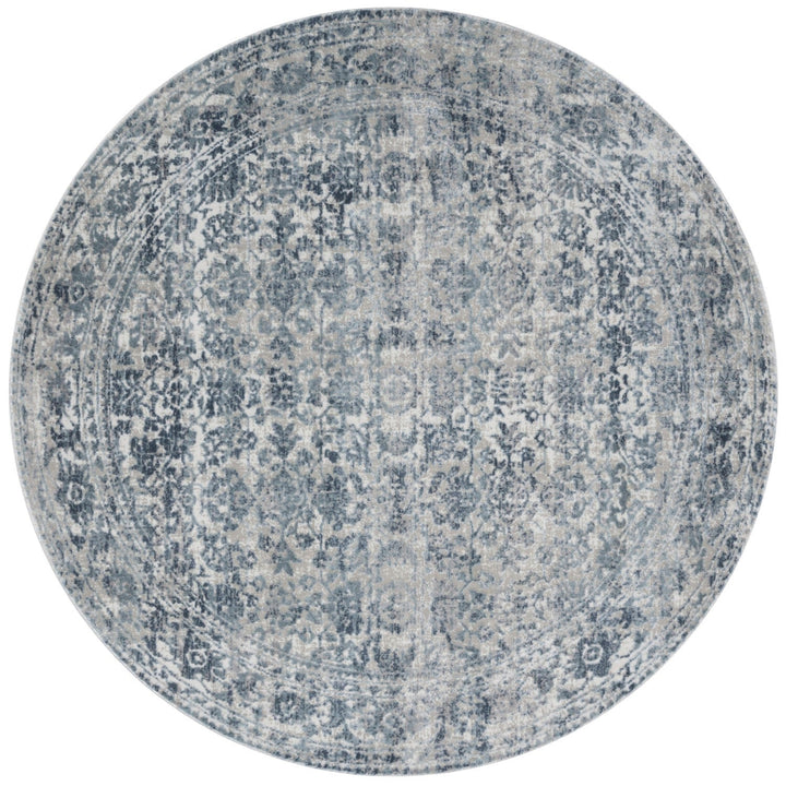 PATINA 06 RUG: SILVER, BLUE