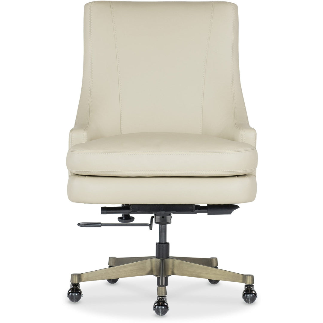 PAULA EXECUTIVE TILT SWIVEL DESK CHAIR: CREAM