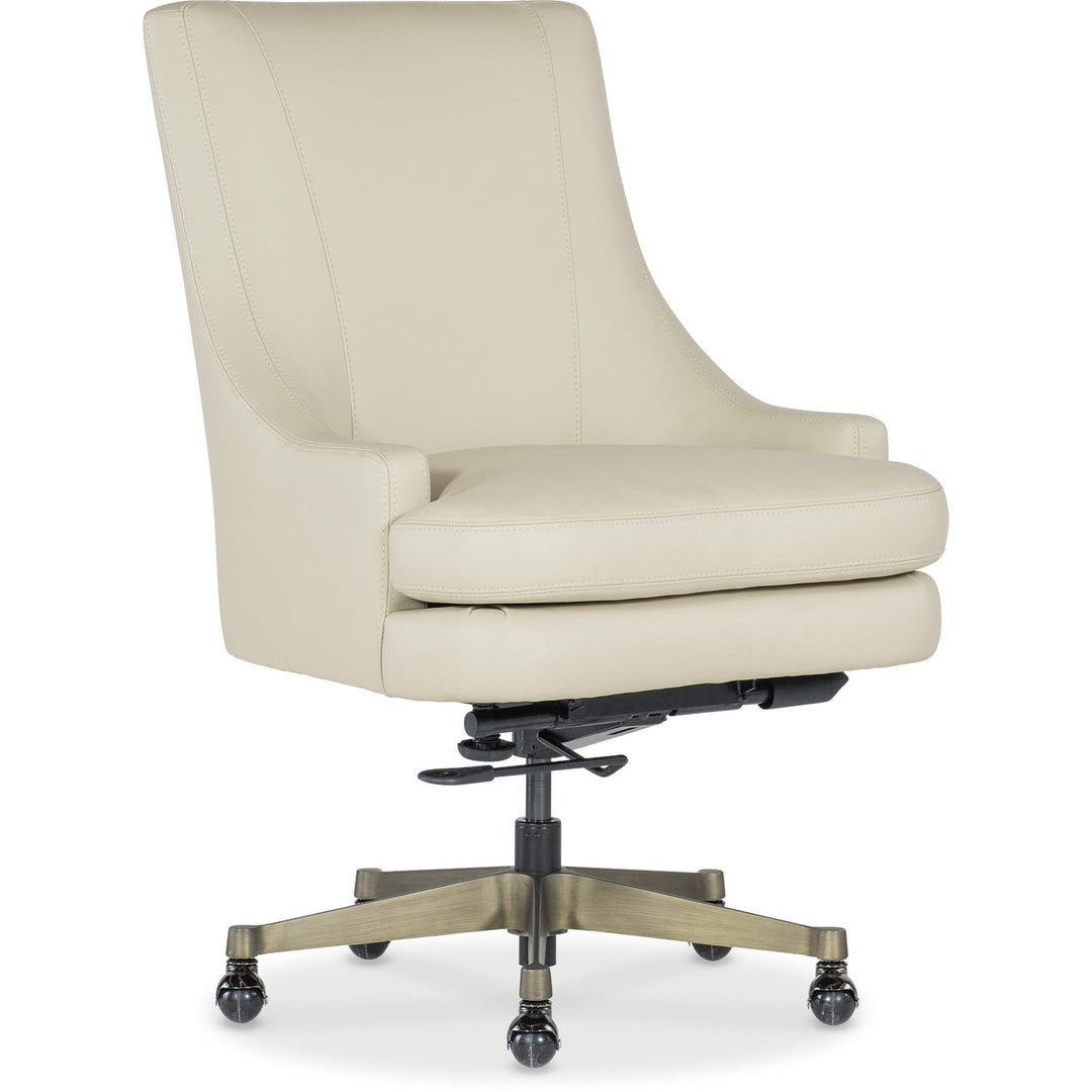 PAULA EXECUTIVE TILT SWIVEL DESK CHAIR: CREAM