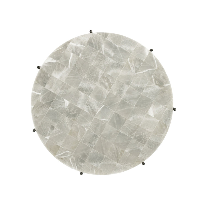 PAVIA ROUND ONYX COCKTAIL TABLE