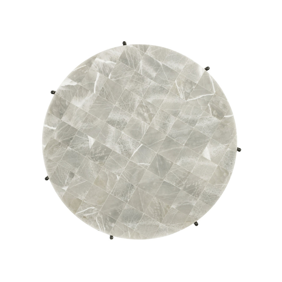 PAVIA ROUND ONYX COCKTAIL TABLE