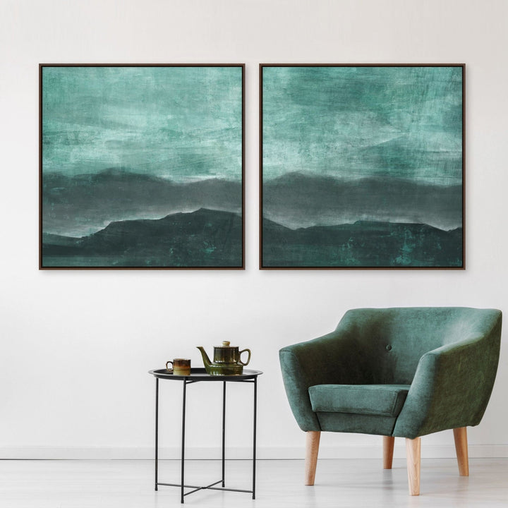 "PEAKS BRUME I" CANVAS ART