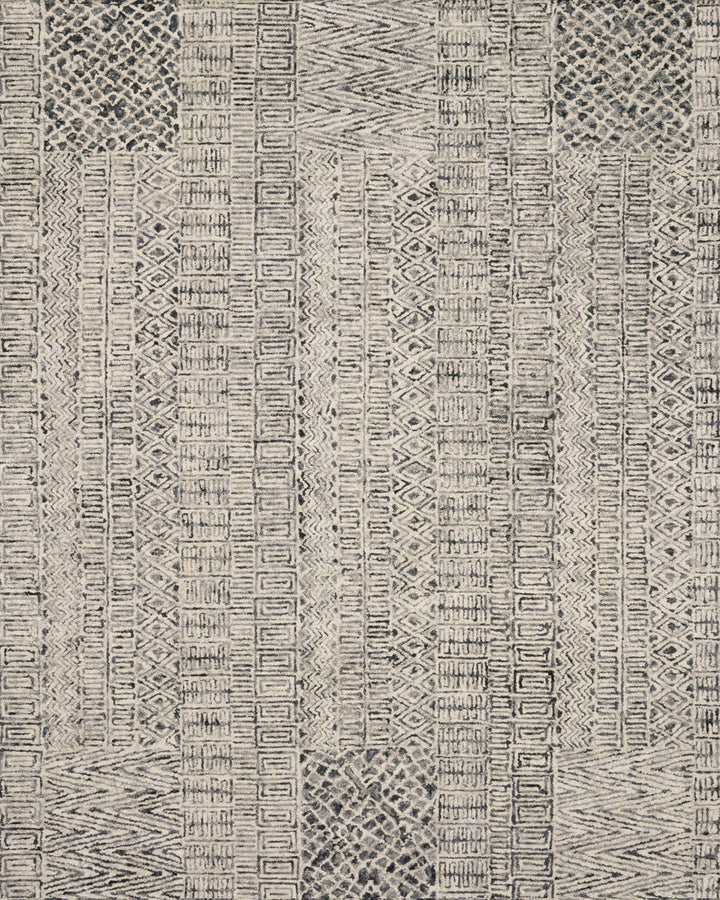 PEREGRINE HAND - TUFTED WOOL RUG: CHARCOAL