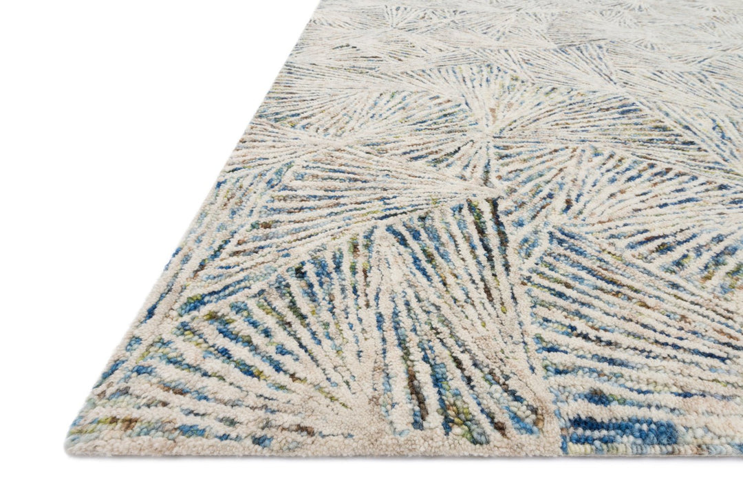 PEREGRINE HAND - TUFTED WOOL RUG: LAGOON