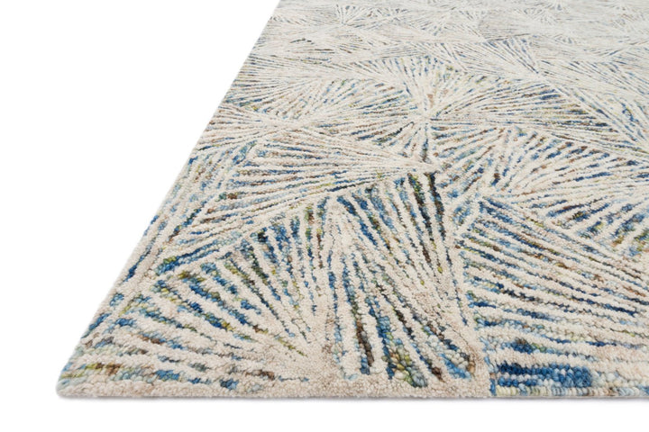 PEREGRINE HAND - TUFTED WOOL RUG: LAGOON