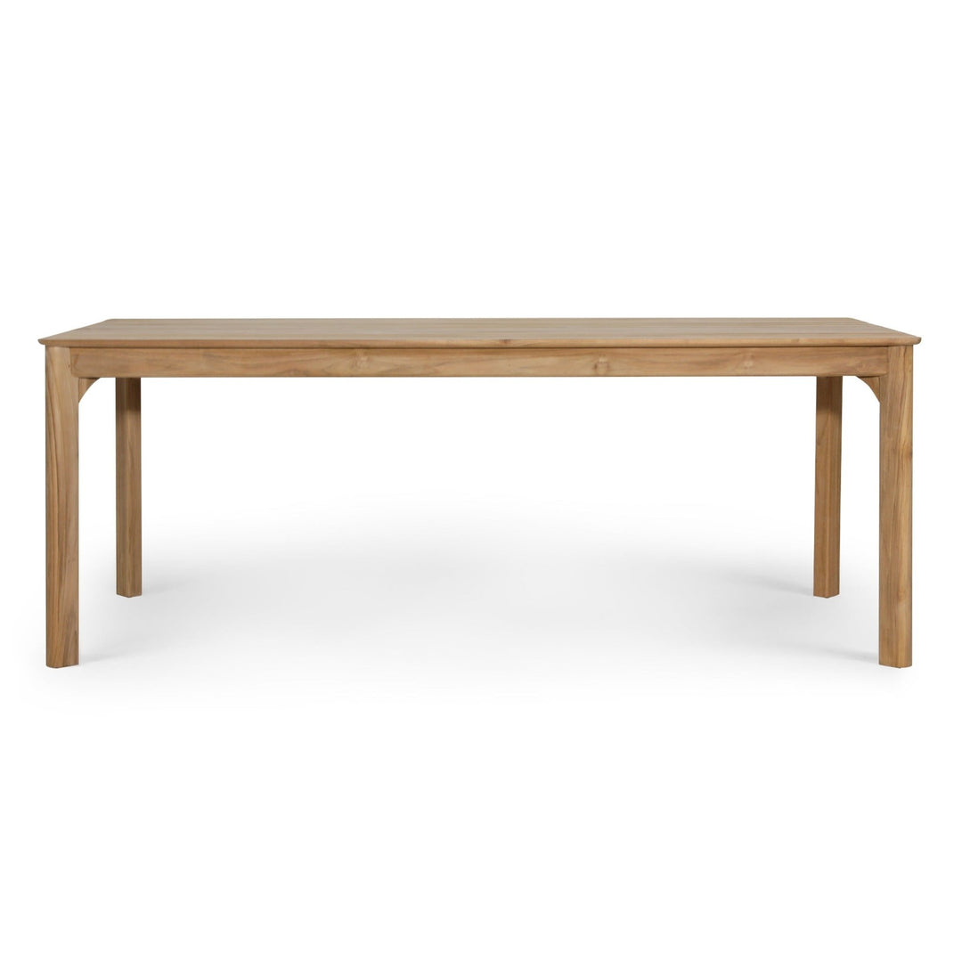 PERLA NATURAL TEAK OUTDOOR DINING TABLE