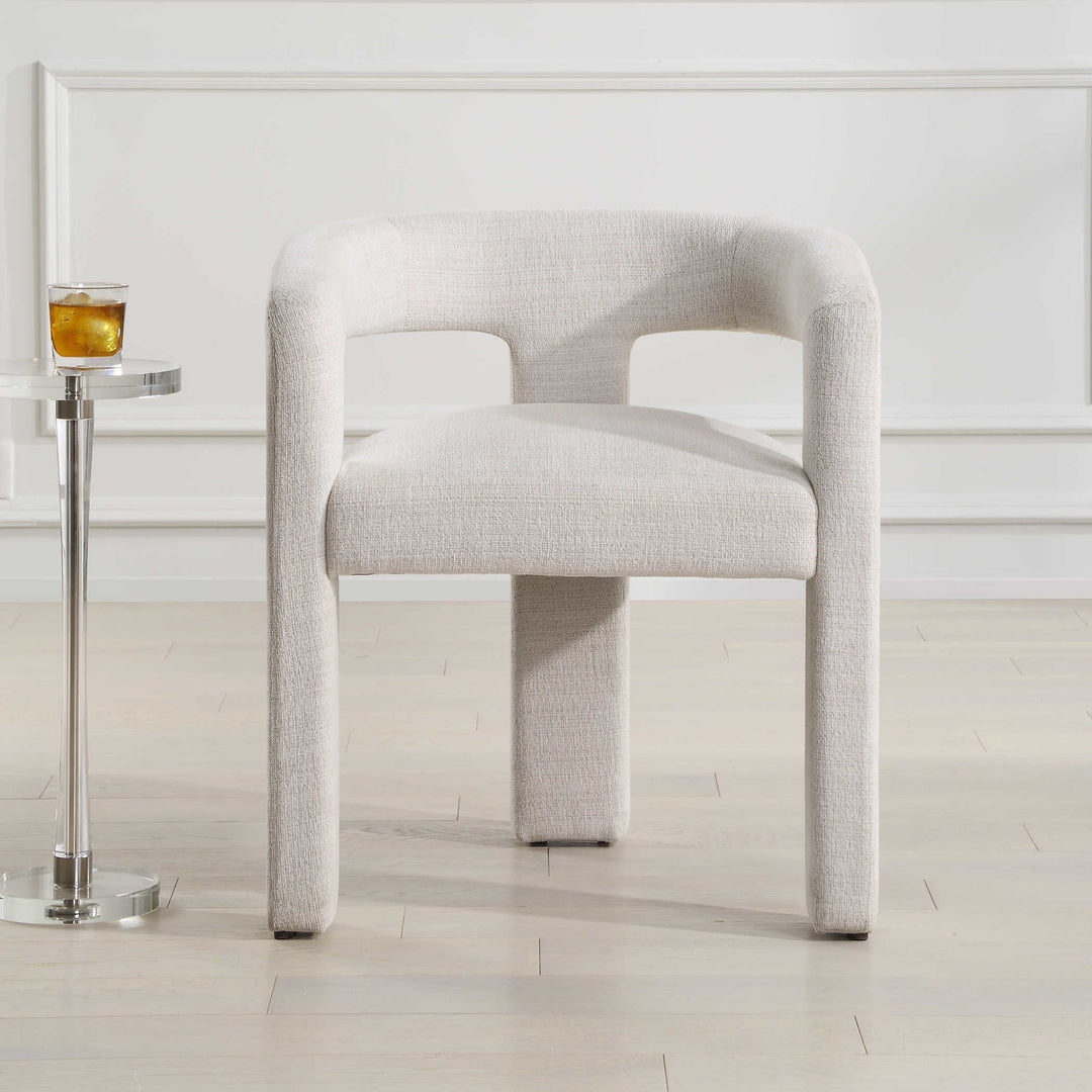 PERSPECTIVE BARREL DINING CHAIR