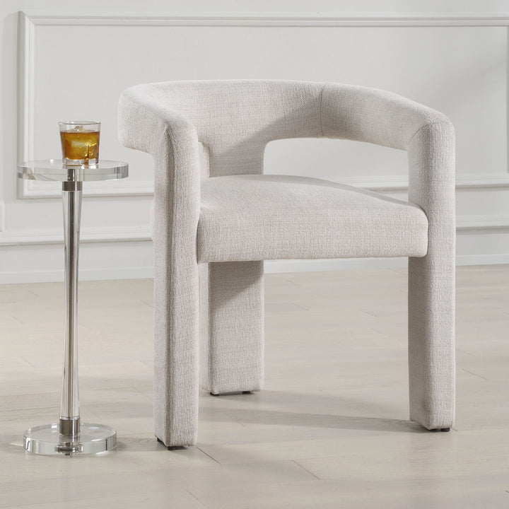 PERSPECTIVE BARREL DINING CHAIR