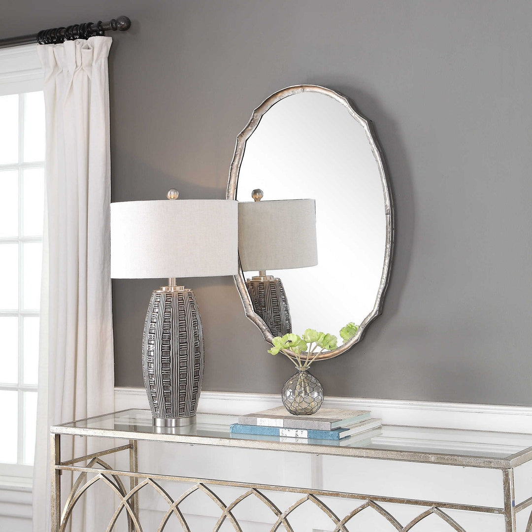 PHOEBE OVAL VANITY MIRROR