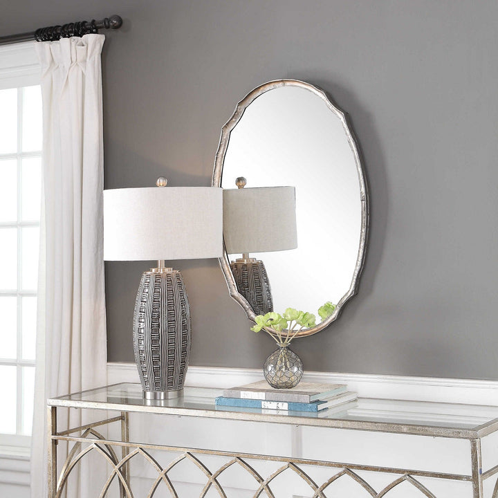 PHOEBE OVAL VANITY MIRROR