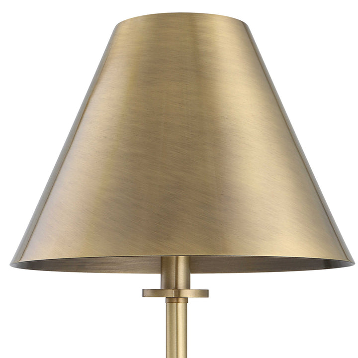 PILOT BUFFET LAMP: BRASS