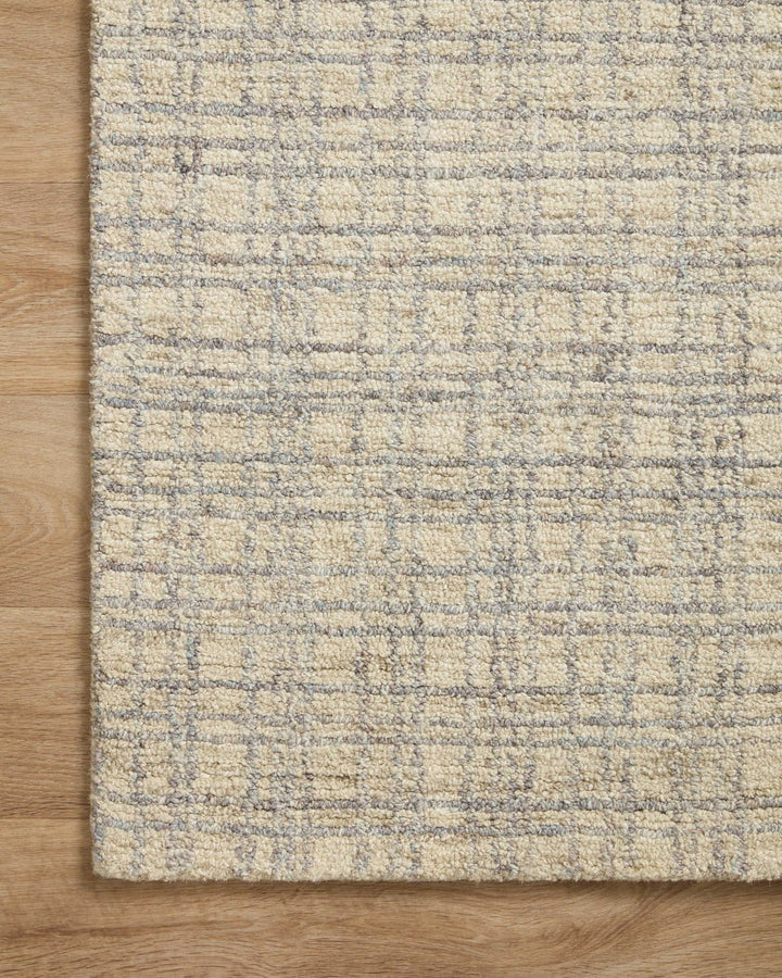 POLLY HAND - TUFTED WOOL + JUTE RUG: ANTIQUE SILVER - MIST