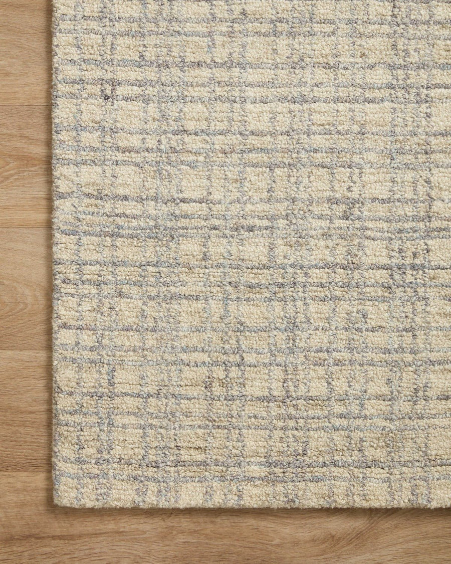 POLLY HAND - TUFTED WOOL + JUTE RUG: ANTIQUE SILVER - MIST