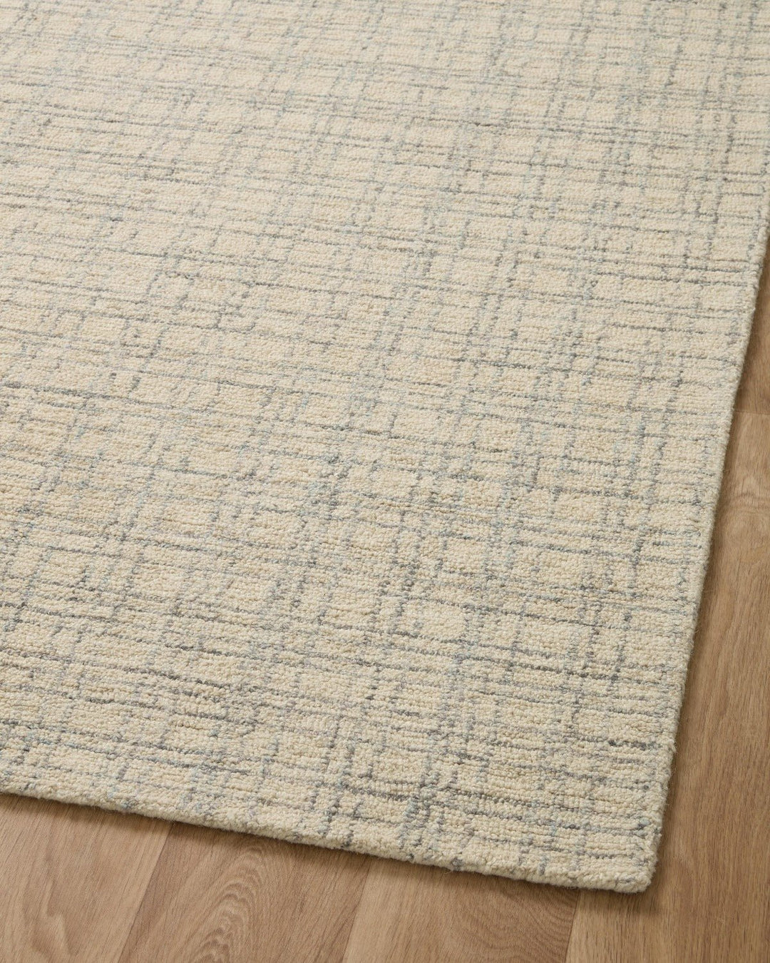 POLLY HAND - TUFTED WOOL + JUTE RUG: ANTIQUE SILVER - MIST