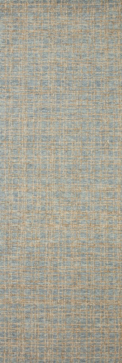 POLLY HAND - TUFTED WOOL + JUTE RUG: SKY BLUE