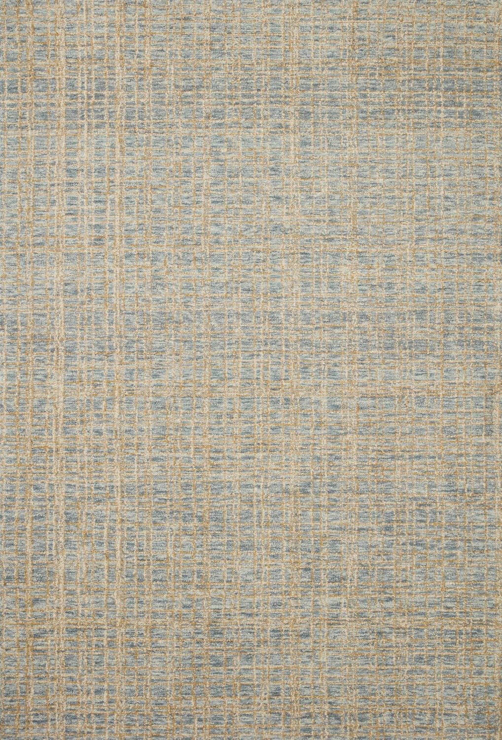 POLLY HAND - TUFTED WOOL + JUTE RUG: SKY BLUE