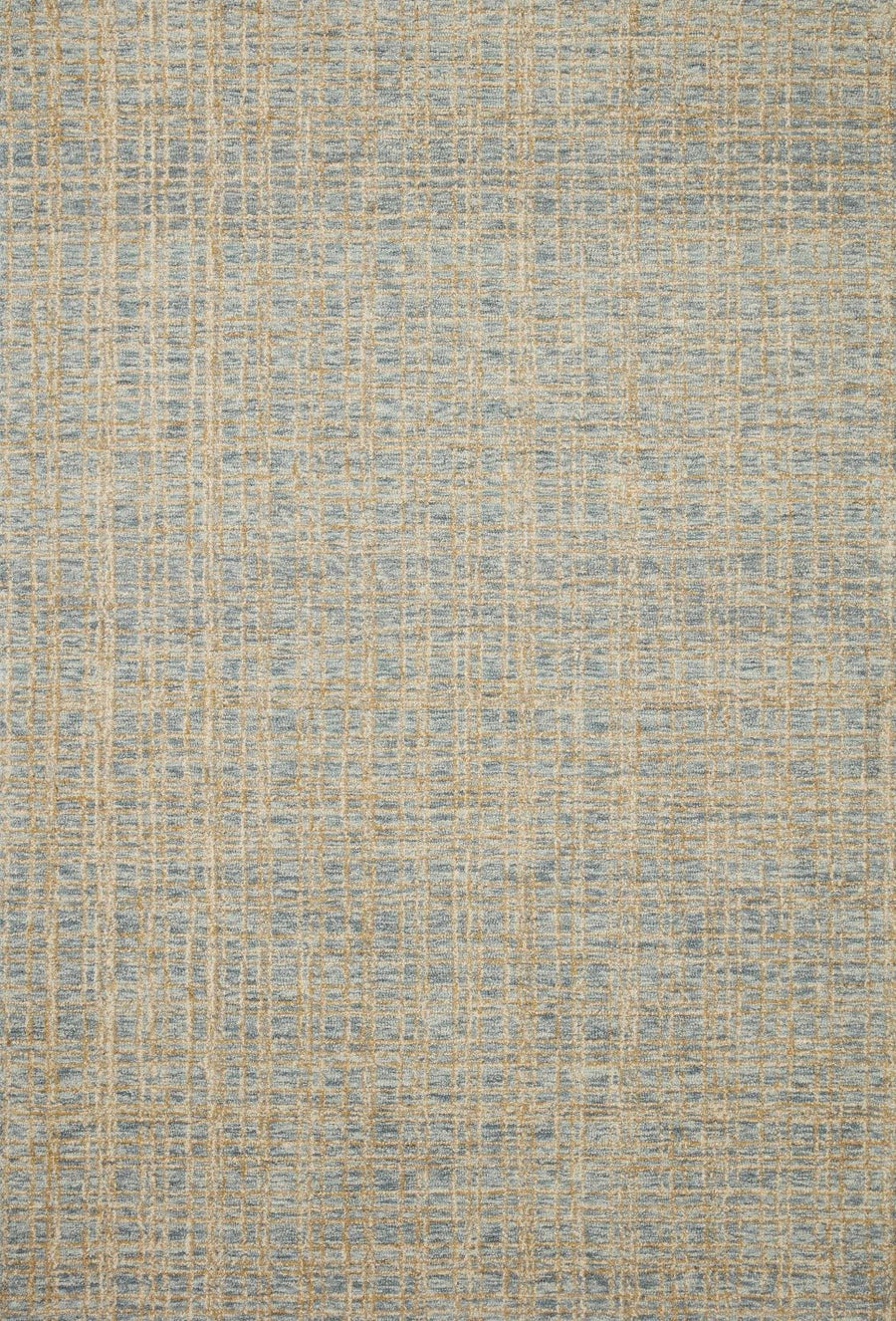 POLLY HAND - TUFTED WOOL + JUTE RUG: SKY BLUE