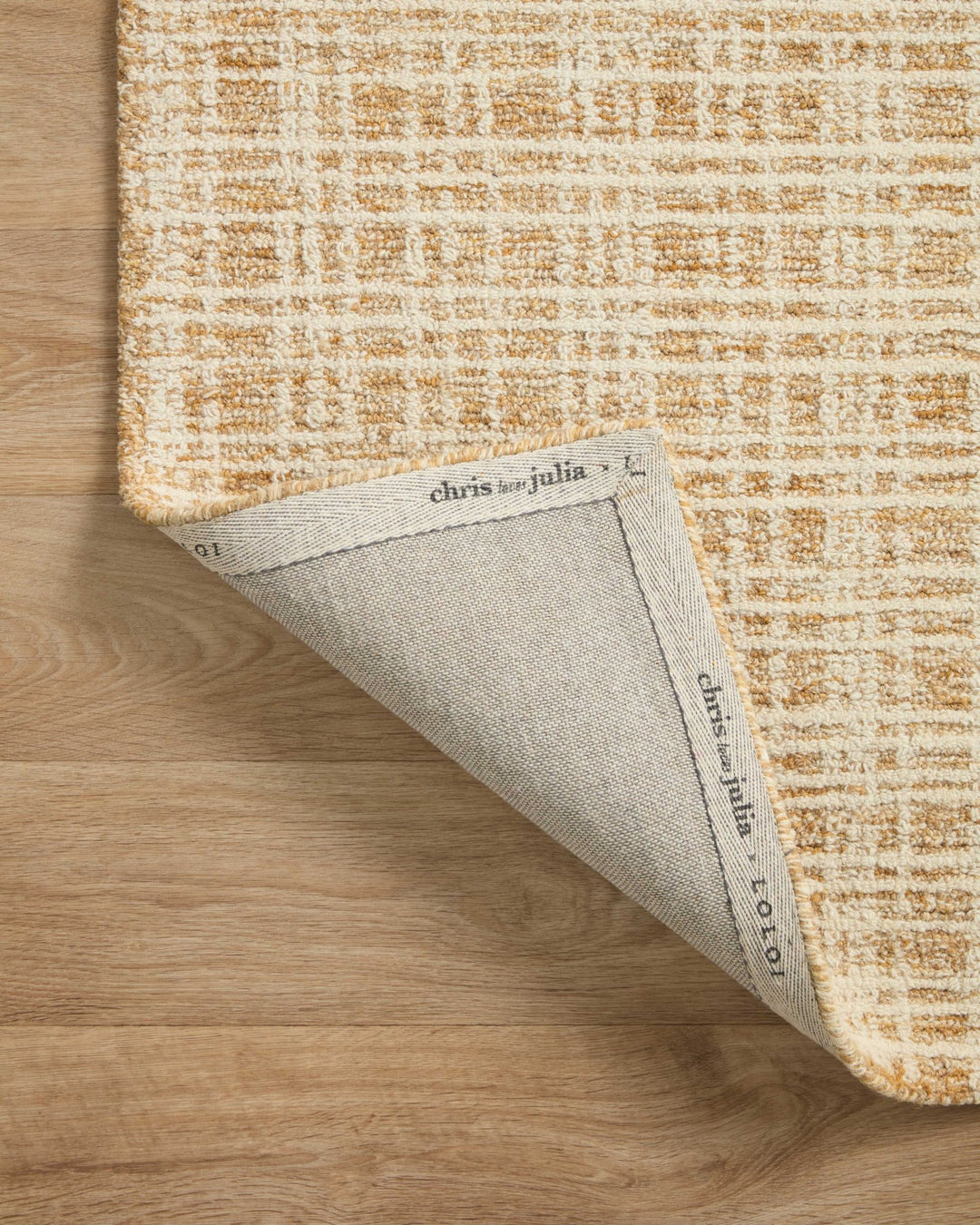 POLLY HAND - TUFTED WOOL + JUTE RUG: STRAW