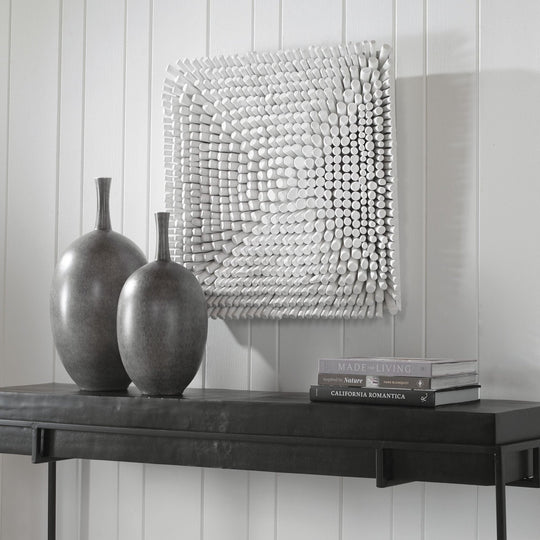 PORTSIDE WOOD WALL TILE: MATTE WHITE