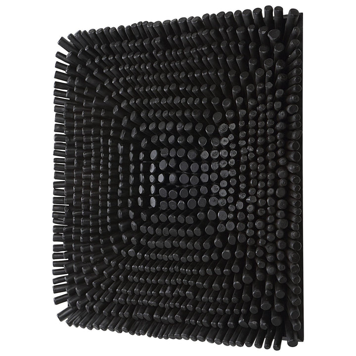 PORTSIDE WOOD WALL TILE: SATIN BLACK