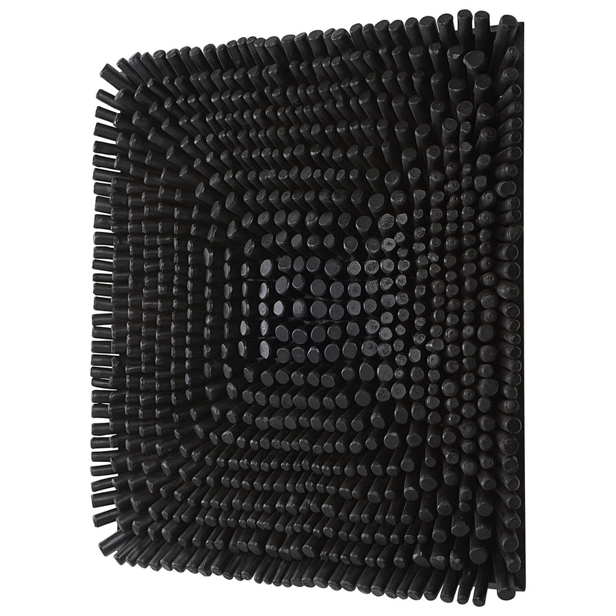 PORTSIDE WOOD WALL TILE: SATIN BLACK