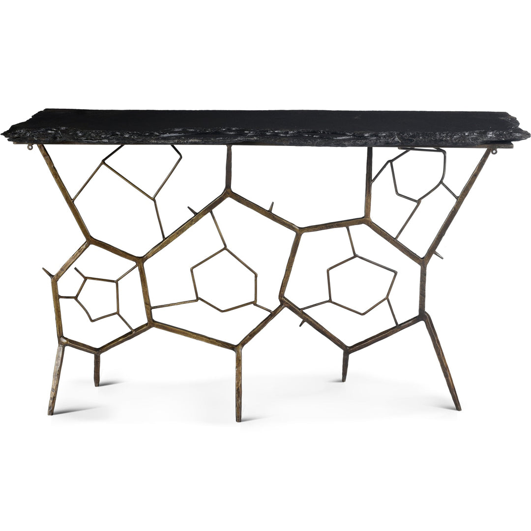 POSITANO SLATE CONSOLE TABLE