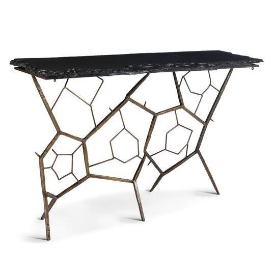 POSITANO SLATE CONSOLE TABLE