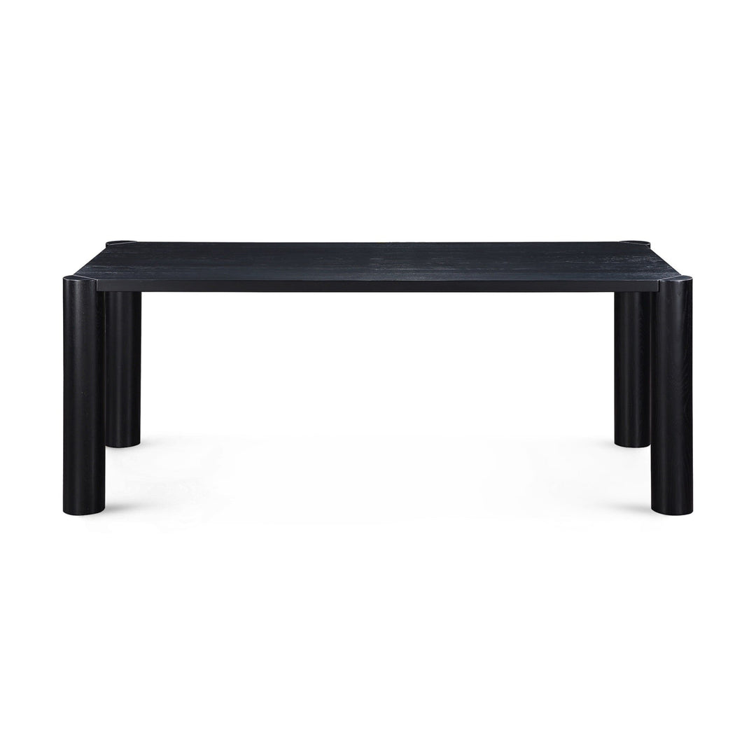 POST NOIR OAK DINING TABLE