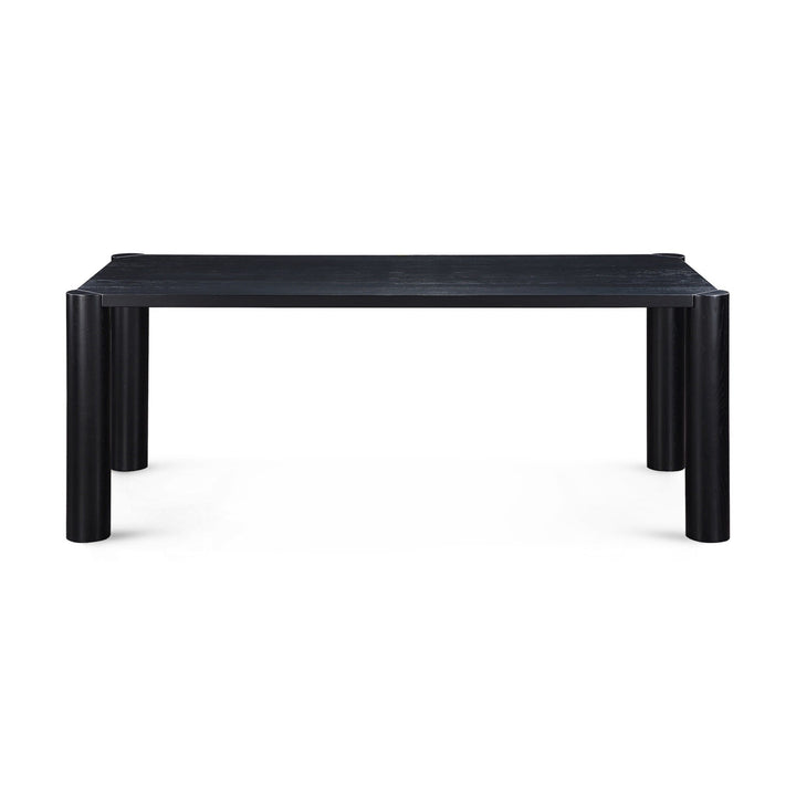 POST NOIR OAK DINING TABLE