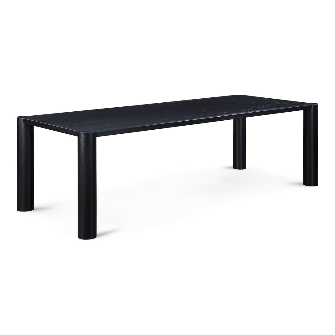 POST NOIR OAK DINING TABLE