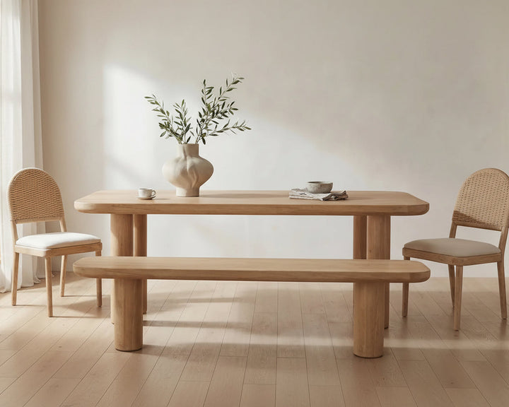 ANDERS NATURAL OAK DINING BENCH