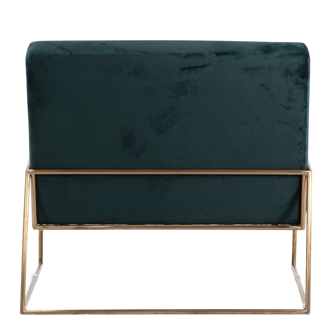 PRADO FOREST GREEN VELVET CLUB CHAIR