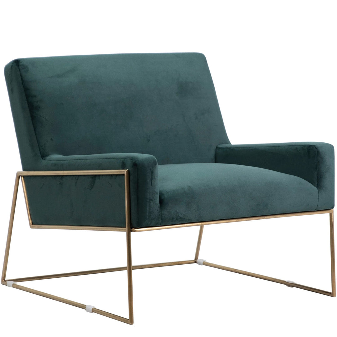 PRADO FOREST GREEN VELVET CLUB CHAIR