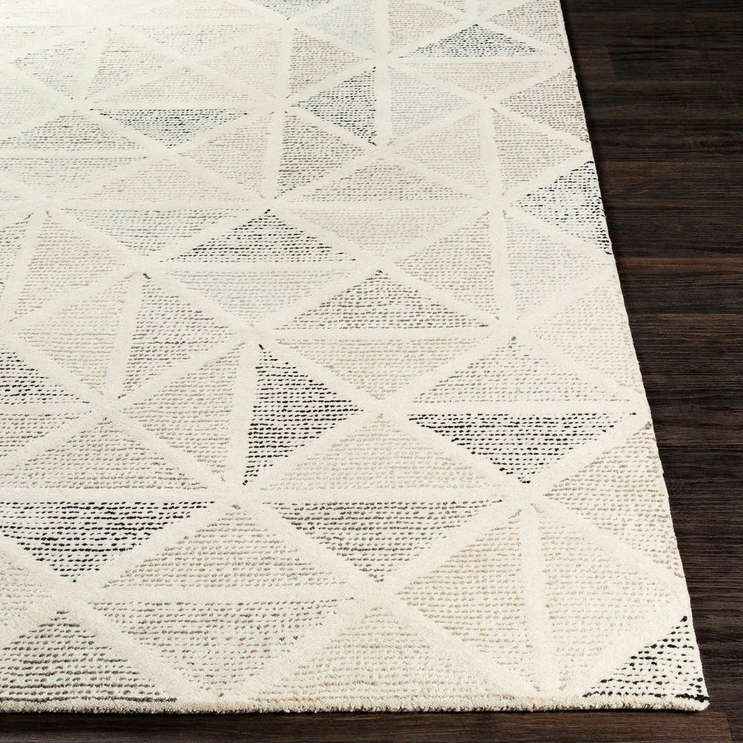 PRESTON WOOL RUG: IVORY, GRAY, BEIGE