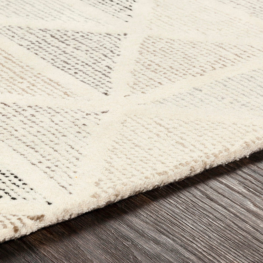 PRESTON WOOL RUG: IVORY, GRAY, BEIGE