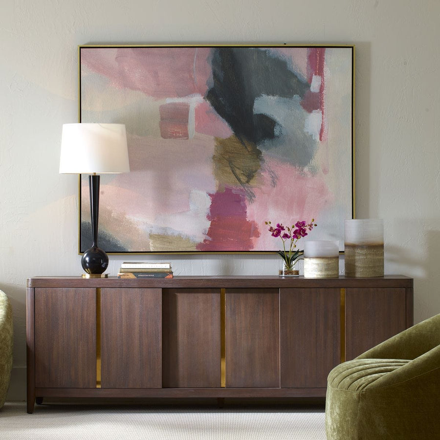 "PROCESS" FRAMED ABSTRACT CANVAS ART