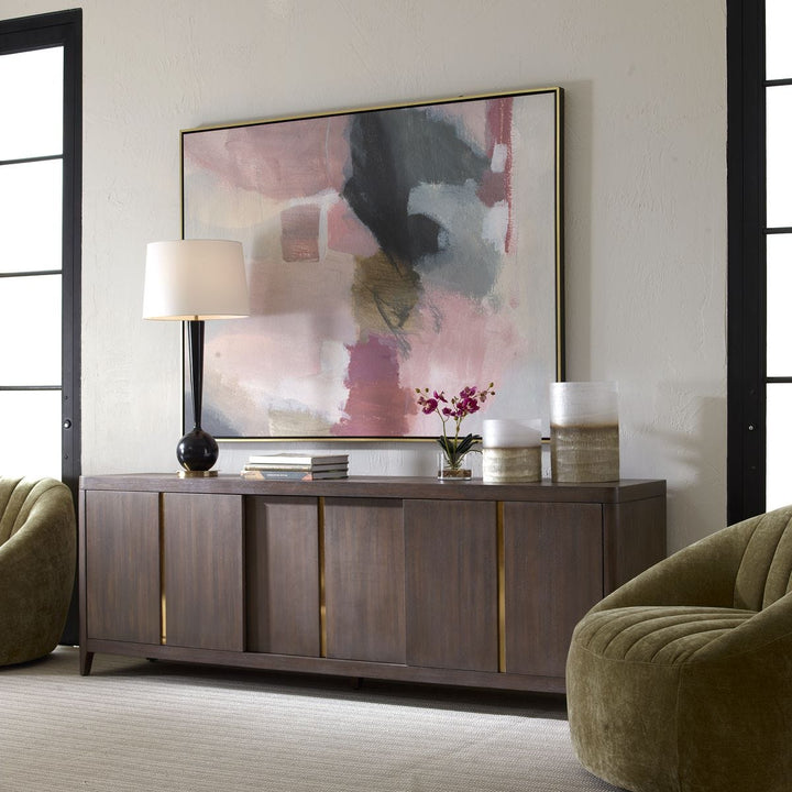 "PROCESS" FRAMED ABSTRACT CANVAS ART