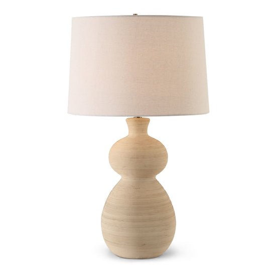 PUEBLO FIRED CLAY TABLE LAMP