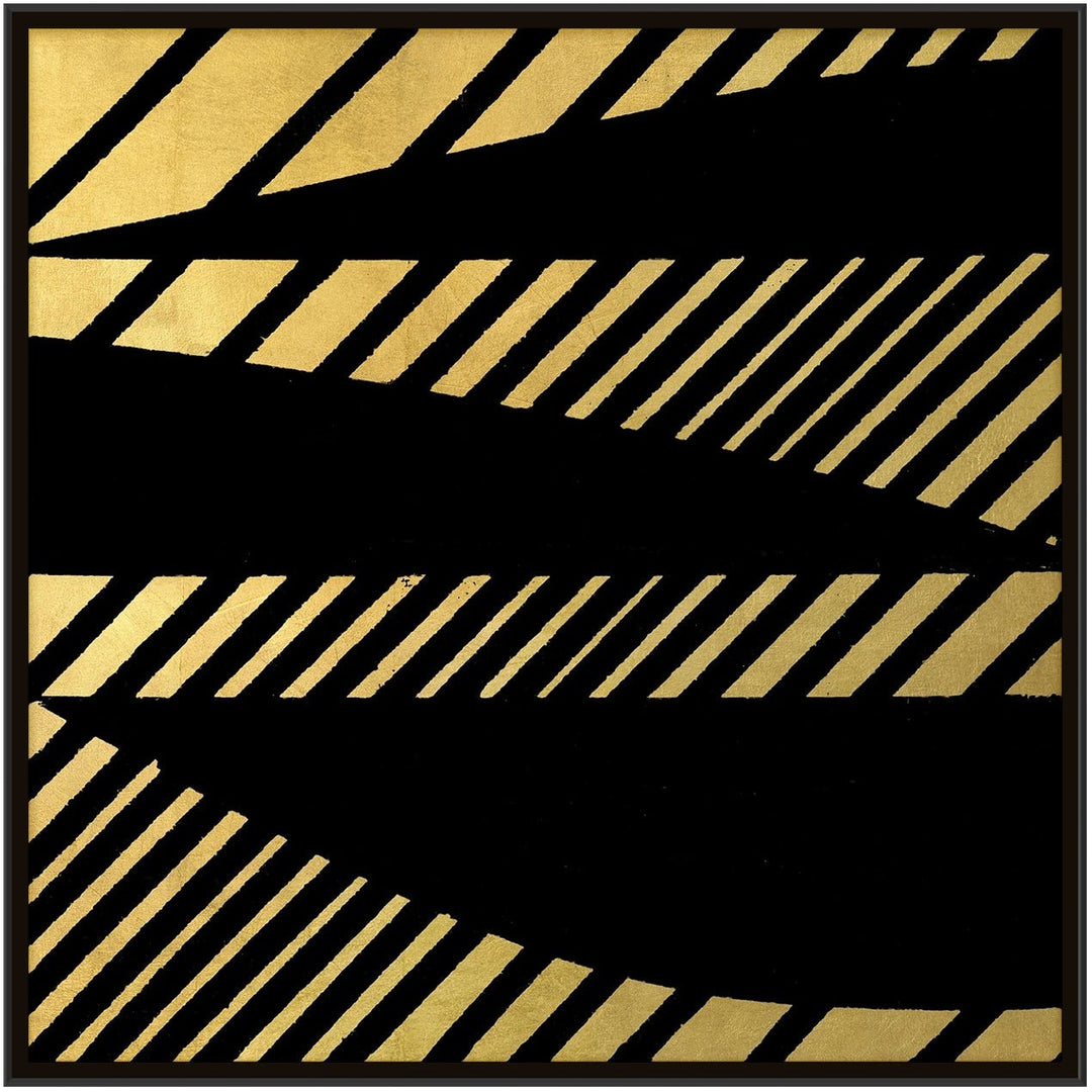 "PULSE" CANVAS ART SERIES GILD GOLD