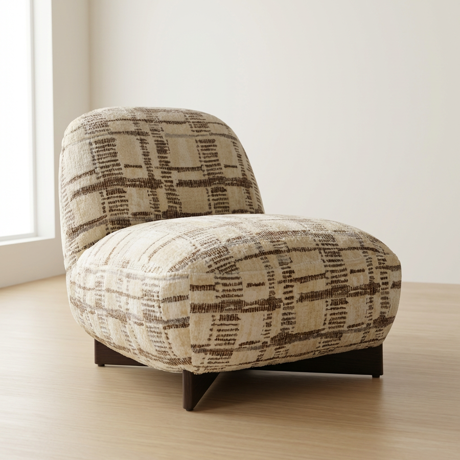 JAVA TOAST CHENILLE ACCENT CHAIR