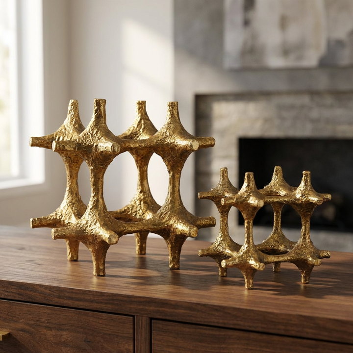 GILDED CONNECTION OBJECTS | SET OF 2