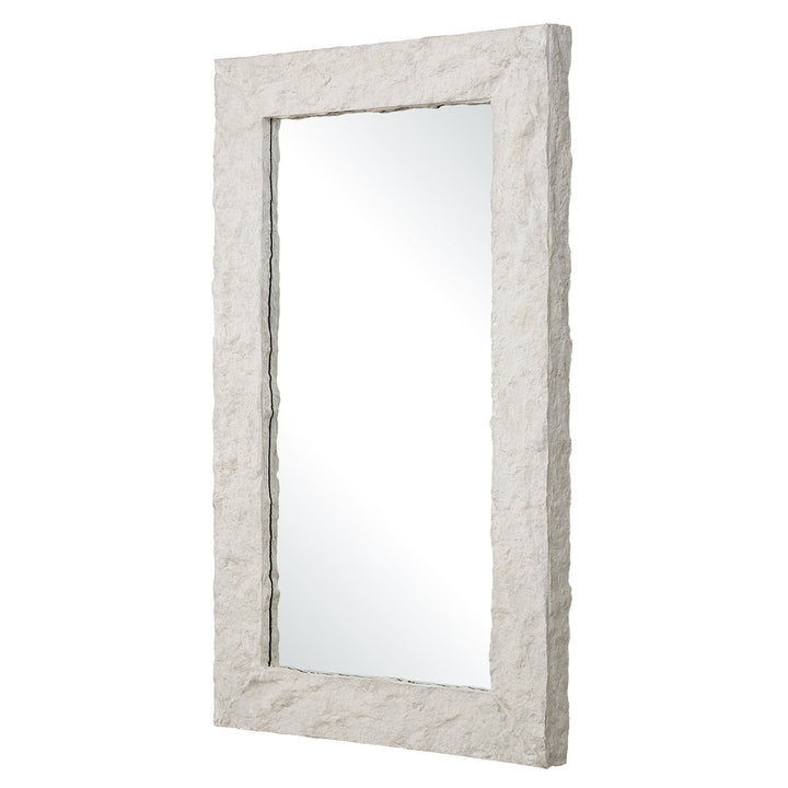 QUARRY WHITE STONE MIRROR