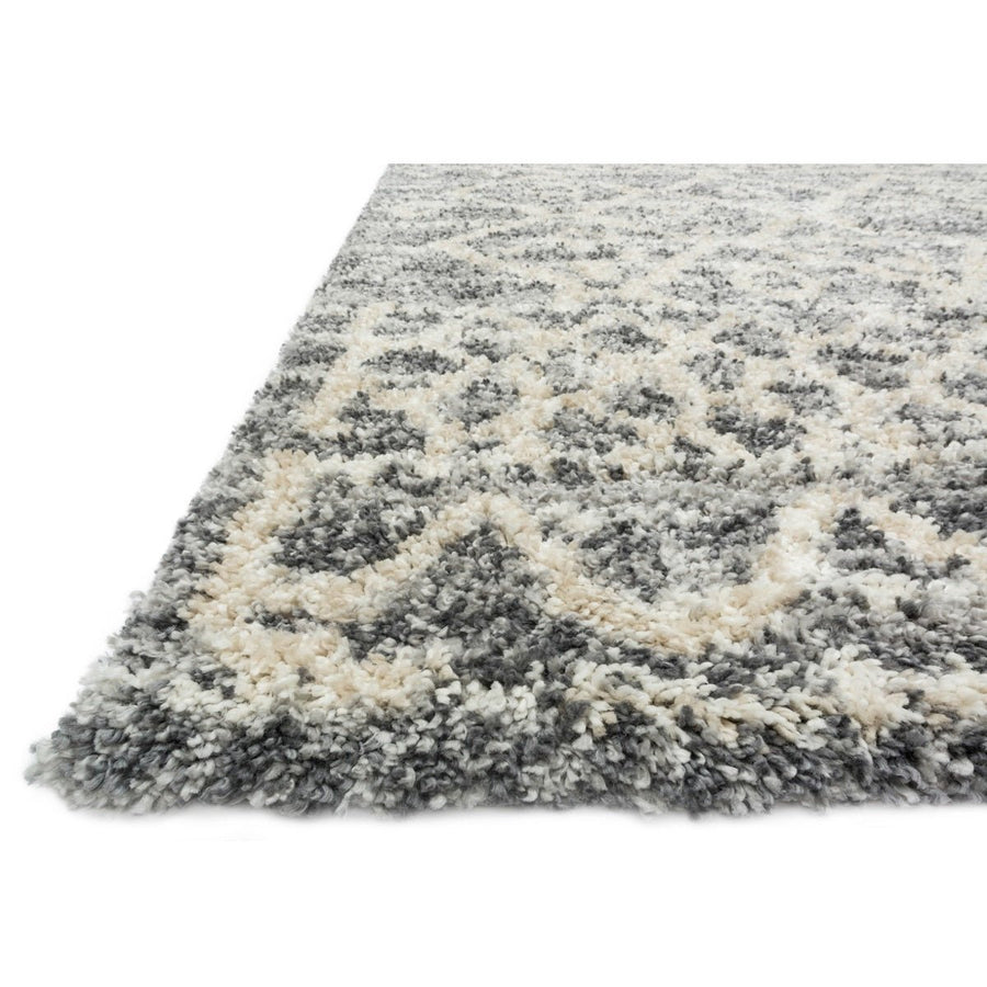 QUINCY 02 SHAG RUG: GRAPHITE