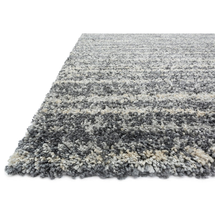 QUINCY 05 SHAG RUG: GRAPHITE