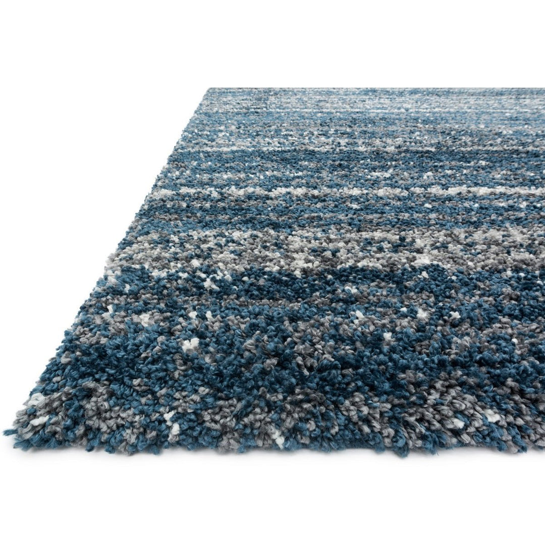 QUINCY 05 SHAG RUG: NAVY