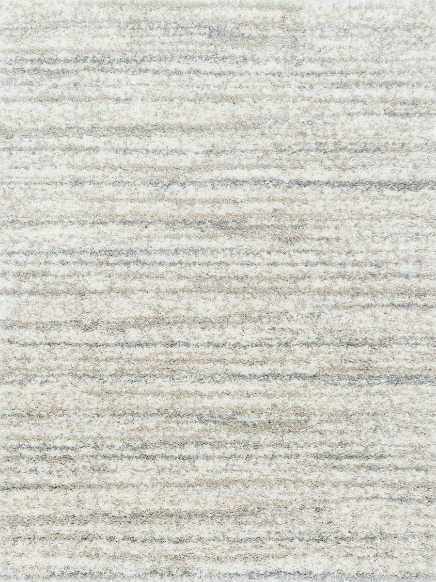 QUINCY 05 SHAG RUG: SILVER SAND