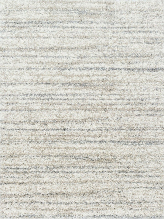 QUINCY 05 SHAG RUG: SILVER SAND