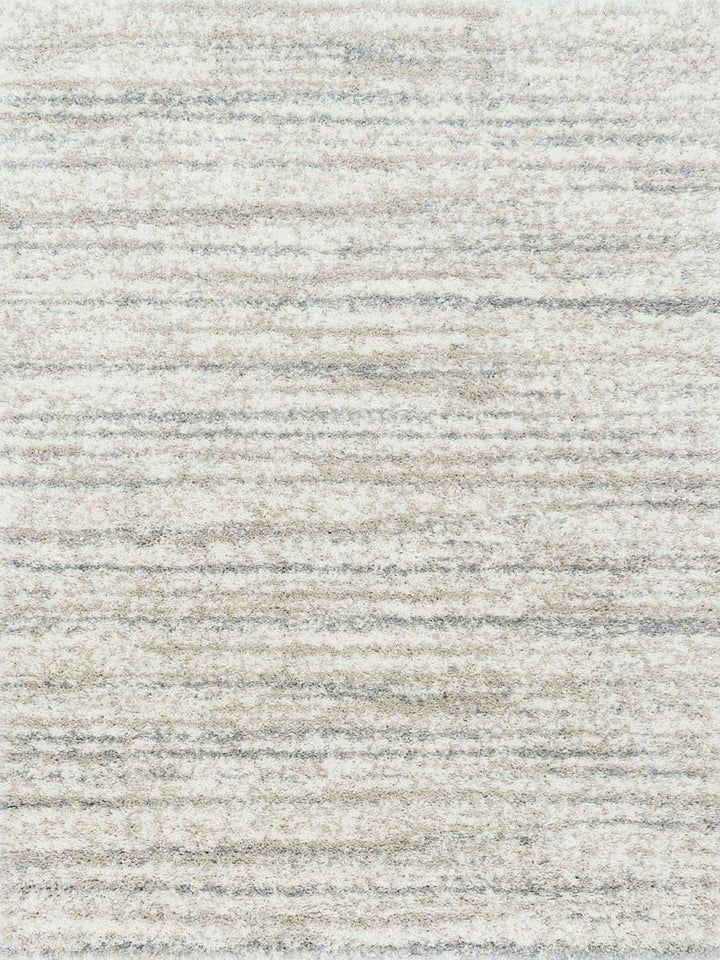 QUINCY 05 SHAG RUG: SILVER SAND