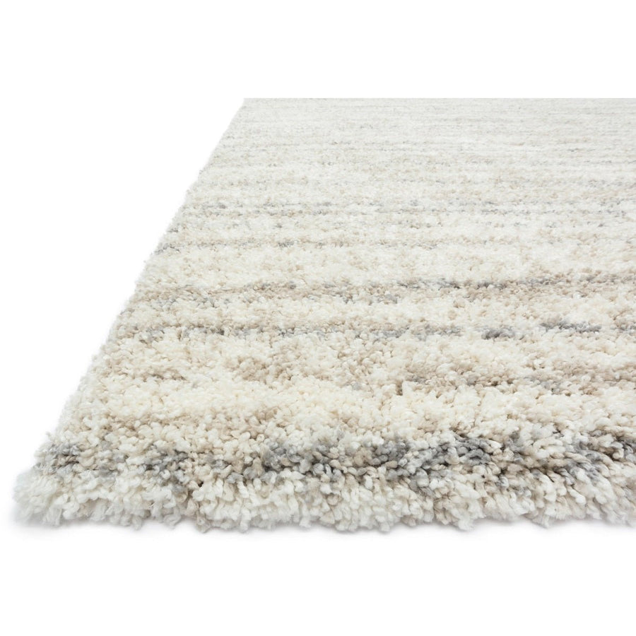 QUINCY 05 SHAG RUG: SILVER SAND